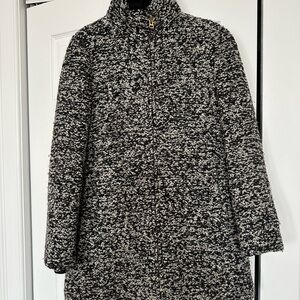J. Crew Black and White Boucle Jacket